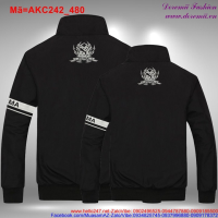 Áo khoác cặp tình nhân in họa tiết độc đáo sau lưng AKC242 (bb)