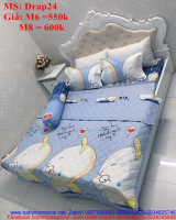 Bộ dra giường hình baby boy đáng yêu Drap24
