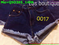 Quần short jean nữ phong cách bụi bặm QSO365