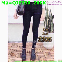 Quần jean đen phong cách đơn giản QJE330(Q9)
