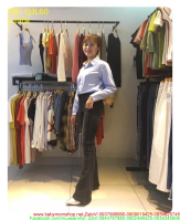 Quần jean nữ đen dài ống loe thời trang và sành điệu QJL60