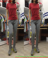Bộ thể thao nữ áo đỏ ngắn tay phối quần dài thời trang BTTR39