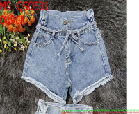 Quần short jean nữ màu xanh rách viền trẻ trung QSO531